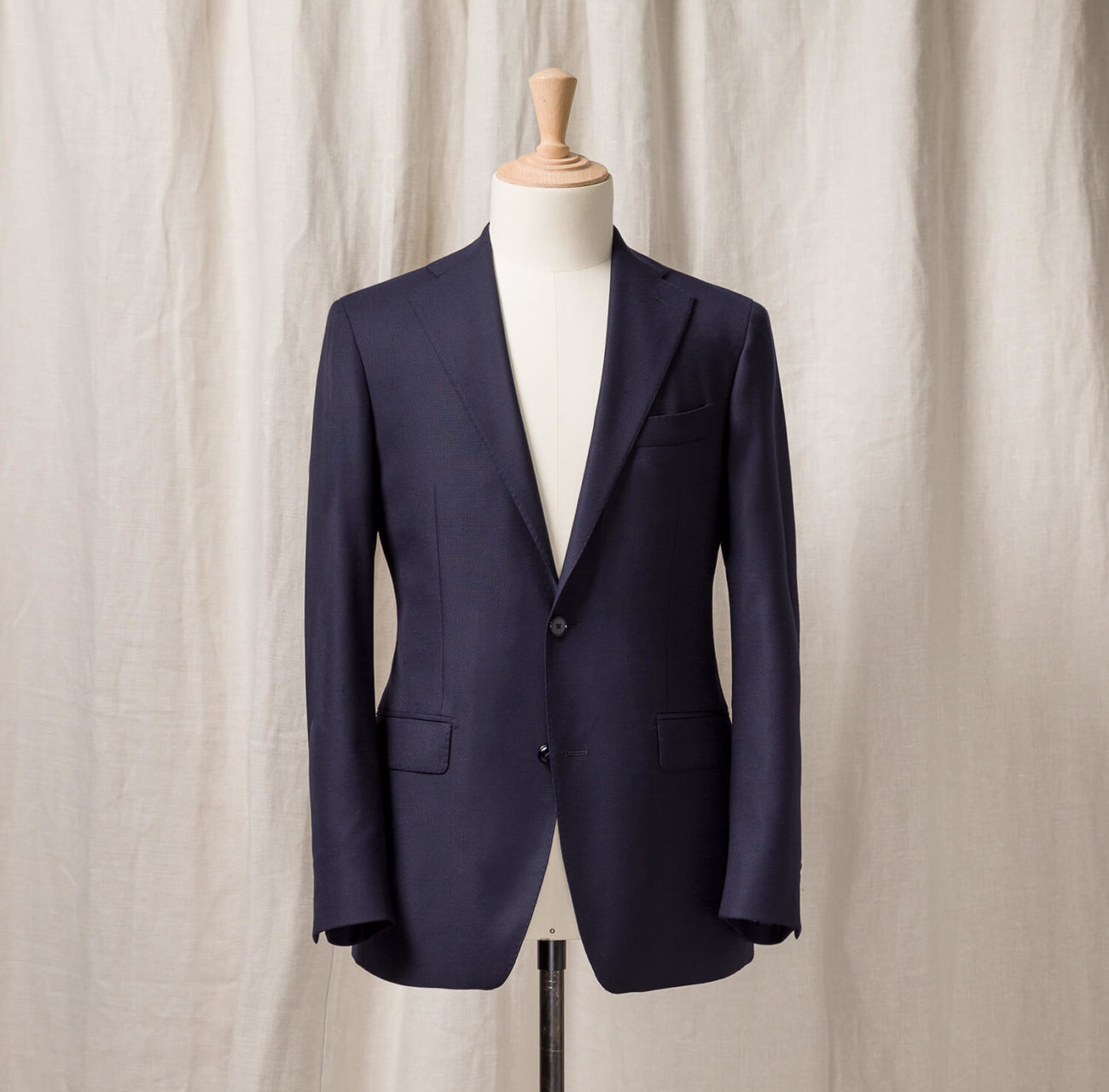 Mens 3 Piece Pinstripe Navy-Blue Suit: Buy Online - Happy Gentleman United  States
