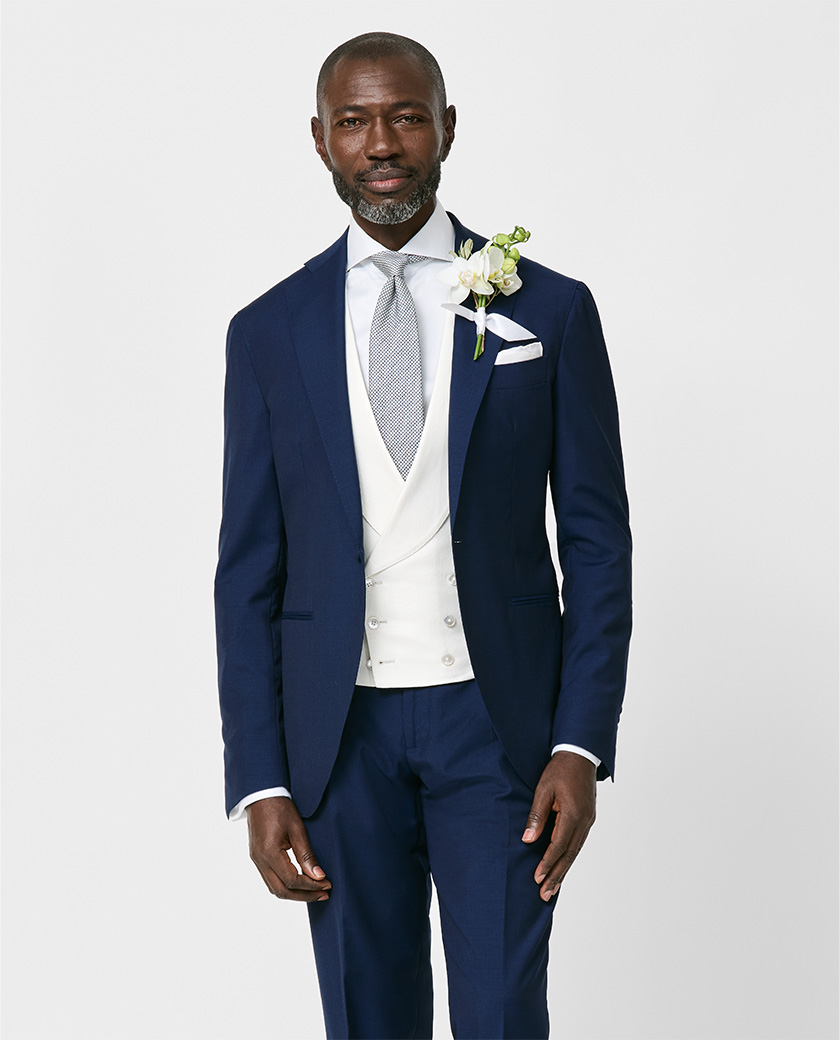 Neapolitan Blue S100 Wool Solaro Suit
