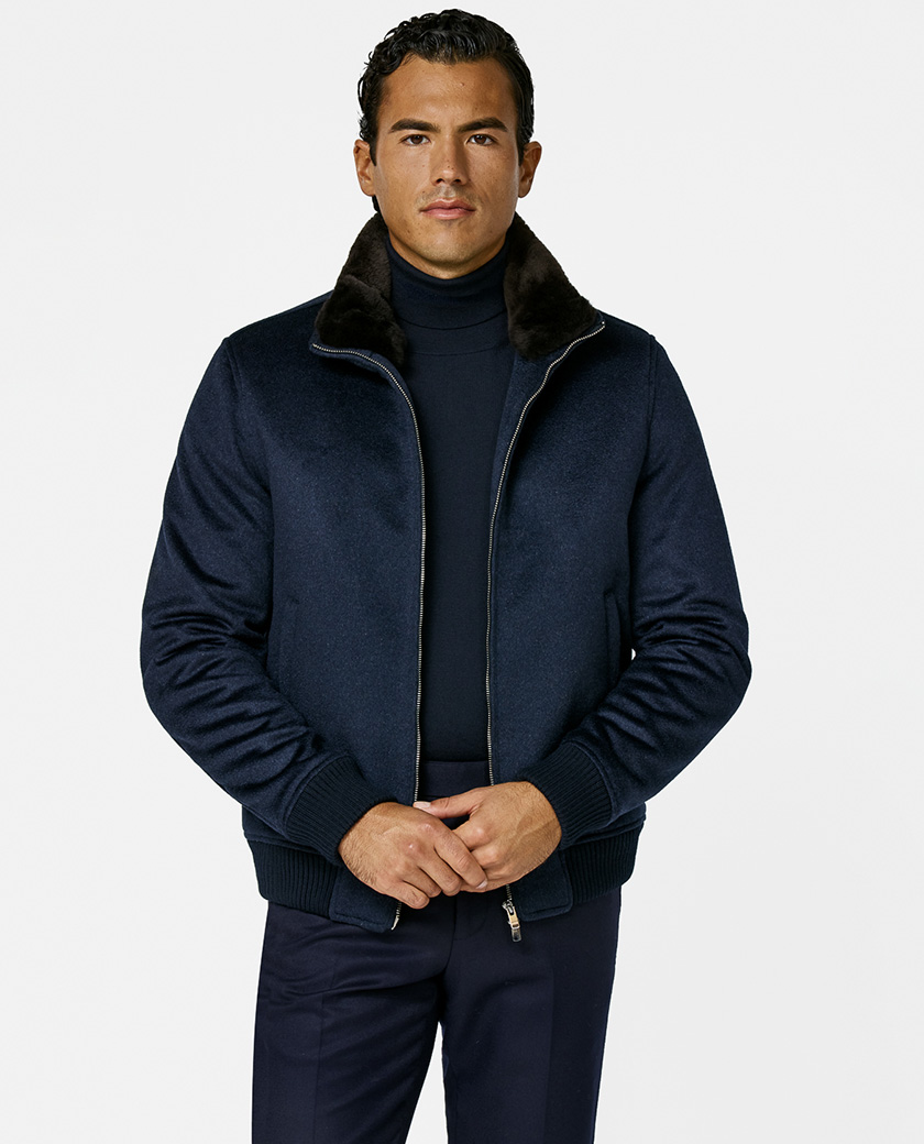Tiberio Cashmere Bomber
