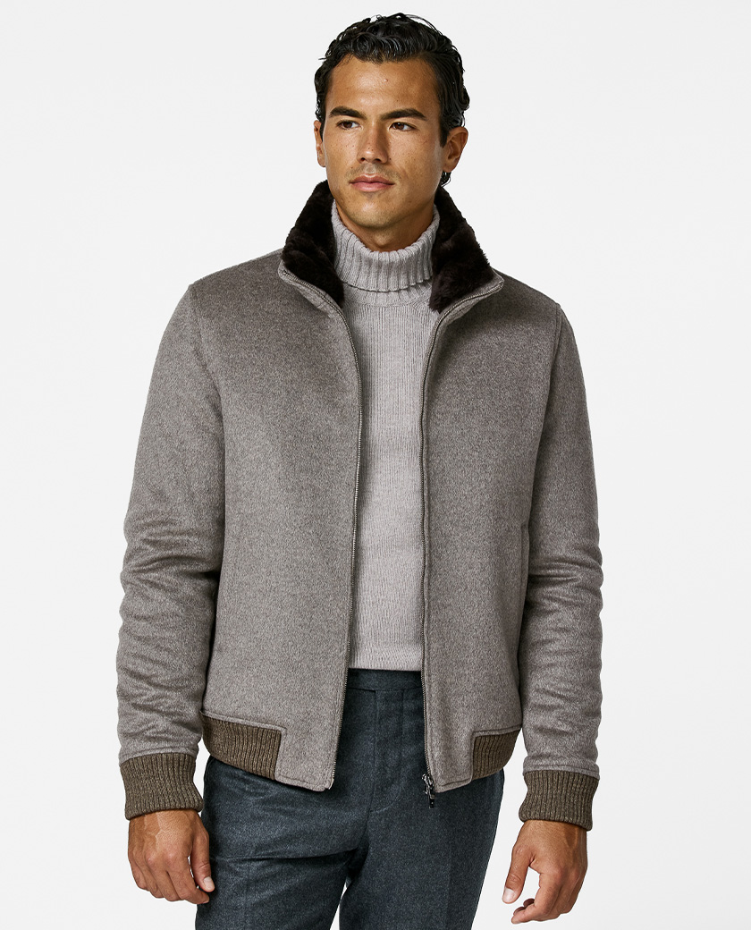 Tiberio Cashmere Bomber